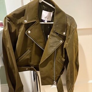 Cinq a Sept leather moto jacket NWT